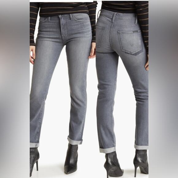 Hudson Jeans Blair High Waist Straight Crop Jeans - Picture 1 of 12